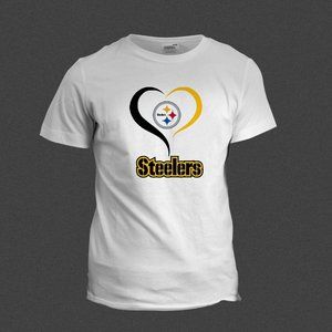 NFL heart favorite NFL foot ball Team sport tshirt  your favorite team personali
